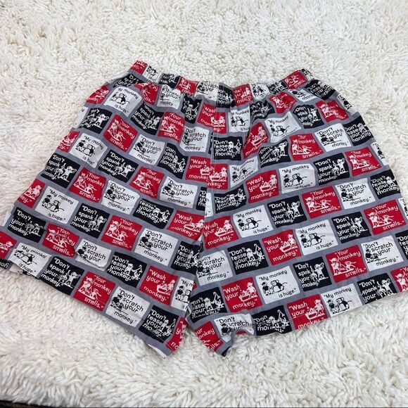 To The Edge Mens Boxers Monkey References Size Medium - Picture 5 of 9